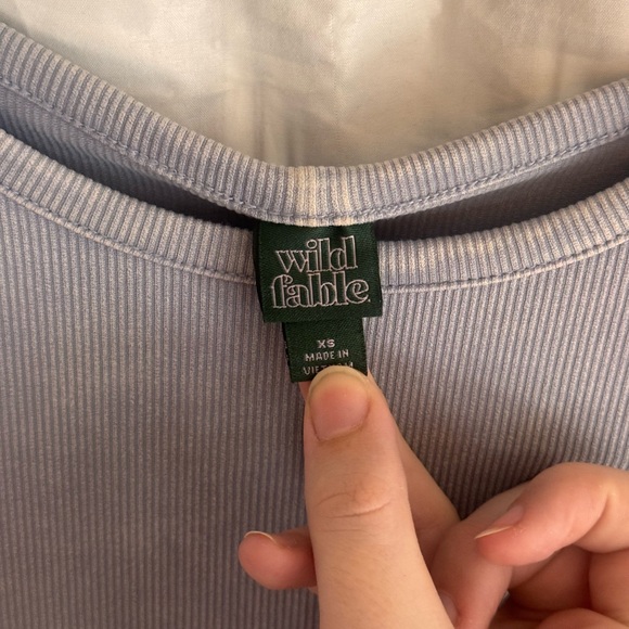 NWOT Wild Fable Sky Blue T-shirt Dress - Picture 4 of 5